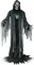 Motion-Activated 10-Ft. Tall Towering Reaper, Plug-In Talking Scare Prop Animatronic with Spooky Sound Effects and Lights for Indoor or Covered Outdoor Creepy Halloween Decoration
